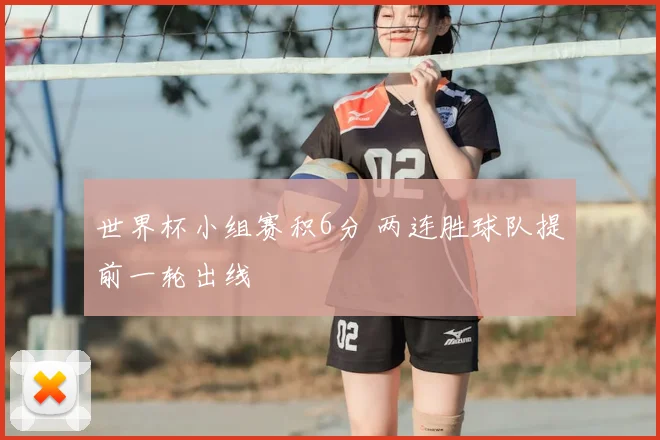 世界杯小组赛积6分 两连胜球队提前一轮出线